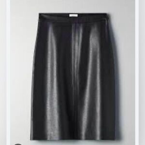 Aritzia Wilfred Black Diamante Skirt